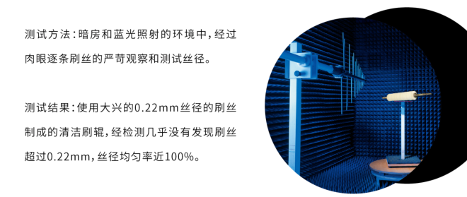 工业刷丝丝径测试直径均匀
